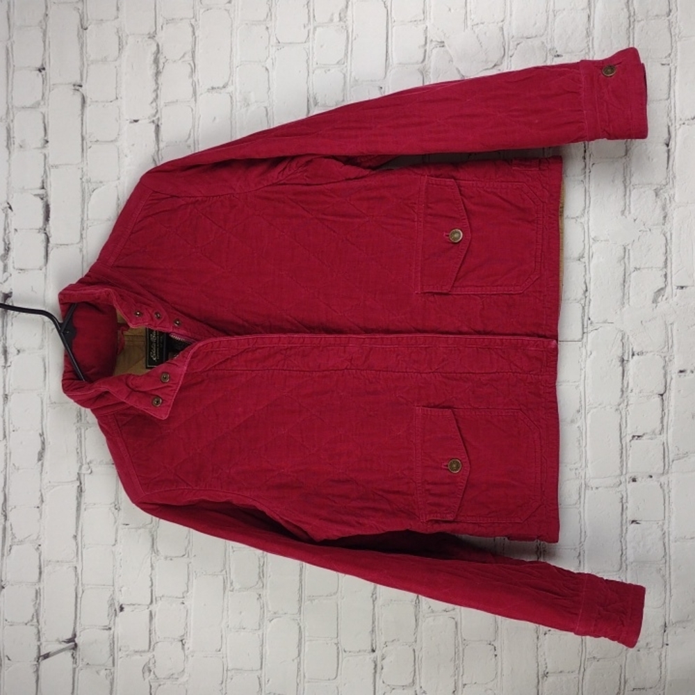 Eddie Bauer Women's Blazer Corduroy Jacket Quilted M
